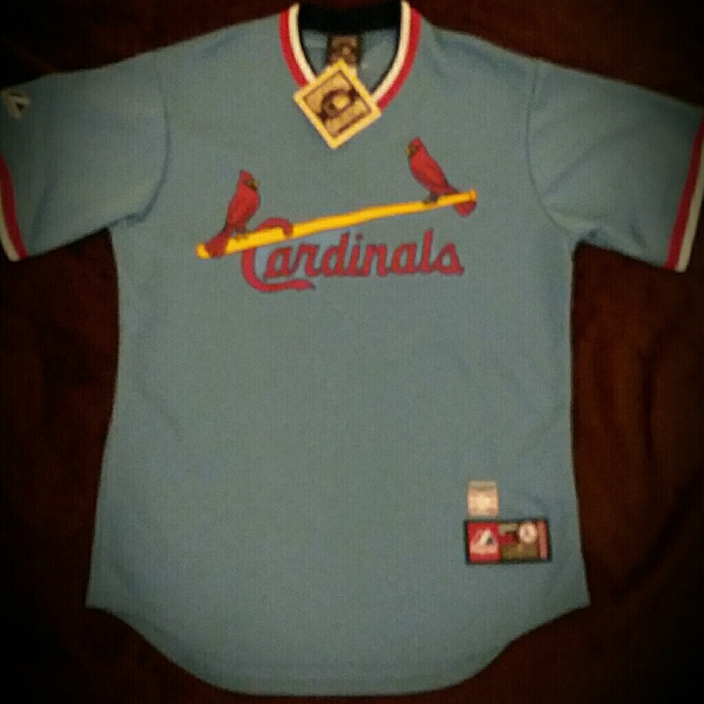 Cardinals Majestic Jersey #20 Brock